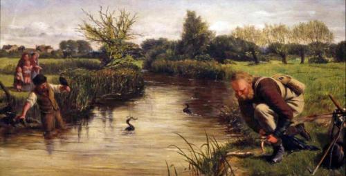 Fishing by Proxy, 1874, James Clarke Hook