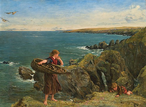 The Mushroom Gatherers, 1878, James Clarke Hook
