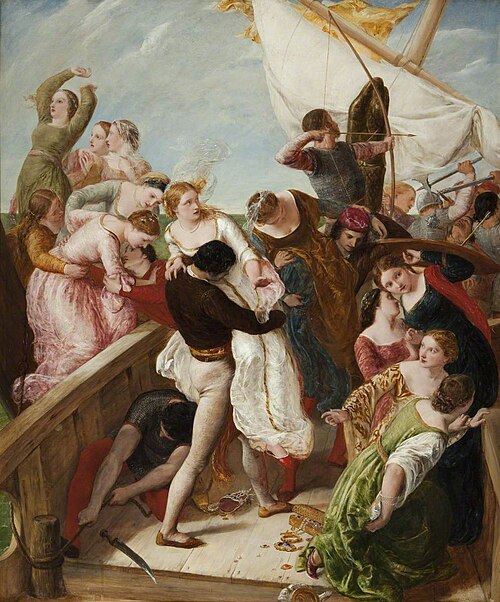 The Rescue of the Brides of Venice, 1851, James Clarke Hook
