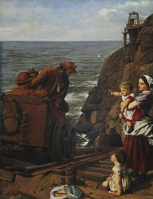 From under the Sea, 1864, James Clarke Hook