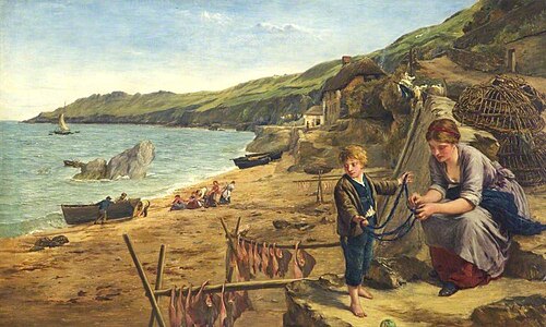 Hard Lines, 1876, James Clarke Hook