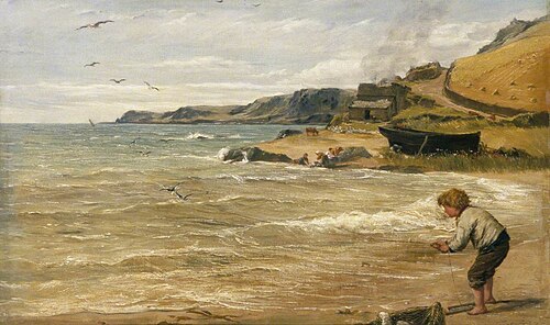 The Gull Catcher, 1877, James Clarke Hook