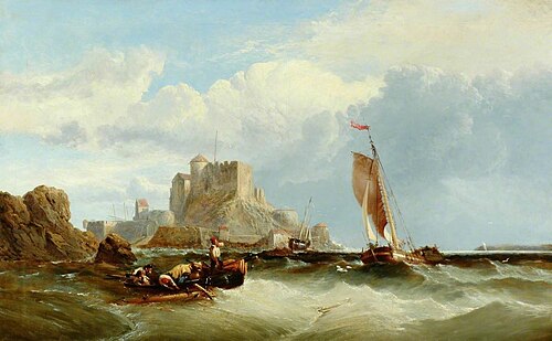 Boats off the French Coast, , James Clarke Hook