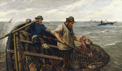 Crabbers, 1876, James Clarke Hook