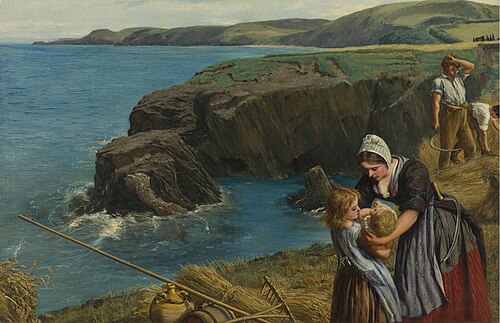 The acre by the sea, 1862, James Clarke Hook
