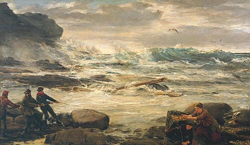 Wreckage from the Fruiter, 1889, James Clarke Hook