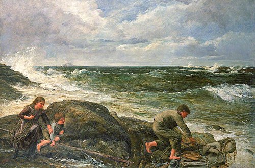 Catching a Mermaid, 1883, James Clarke Hook