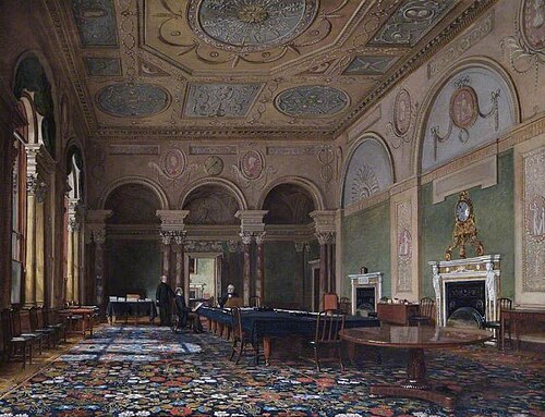 The Bank Parlour, 1871, James Digman Wingfield