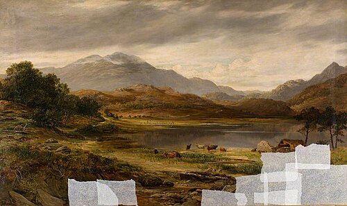 The Head of Loch Vennacher, 1868, James Docharty
