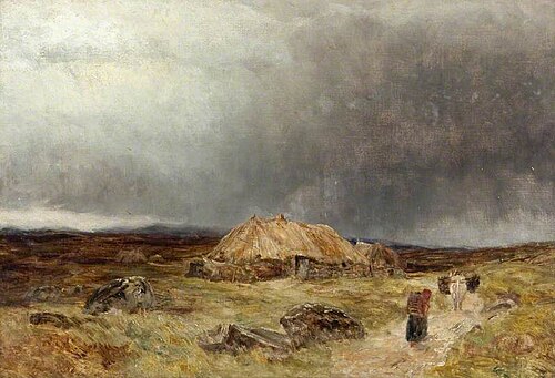 The Lone Shieling on the Misty Island, 1870, James Docharty