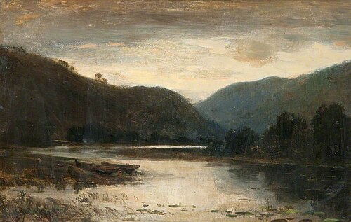 Mountain and River – Evening, , James Docharty