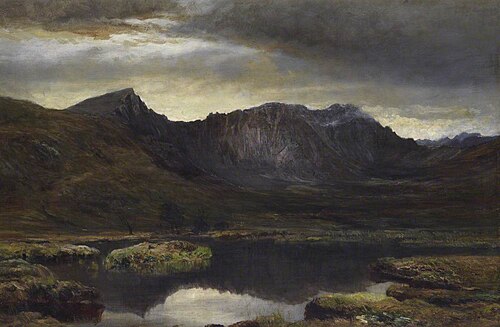 A Mountain Tarn, 1869, James Docharty