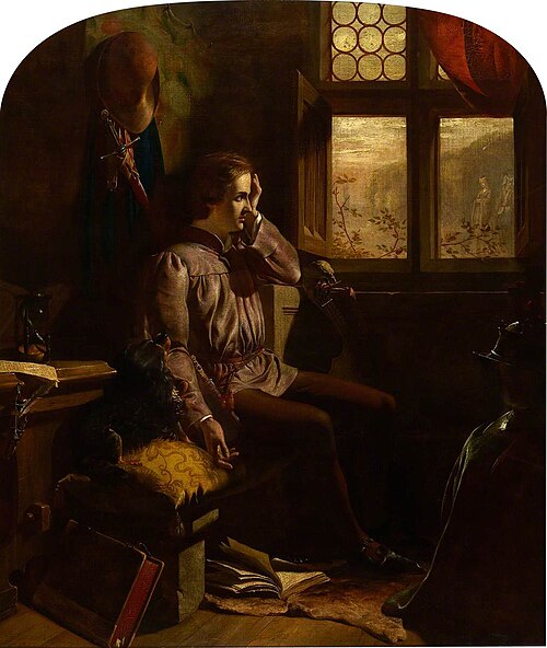 James I of Scotland Sees His Future Queen, 1851, James Drummond