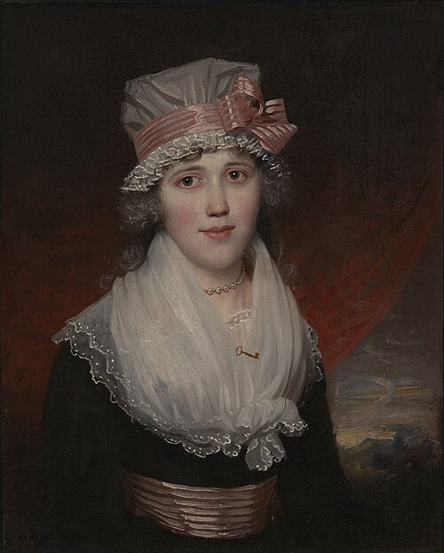 Portrait of Mehitabel Knight Dexter, 1794, James Earl