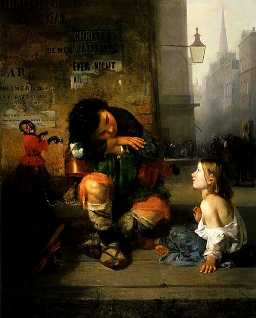 The Savoyard Boy in London, 1865, James Edward Freeman