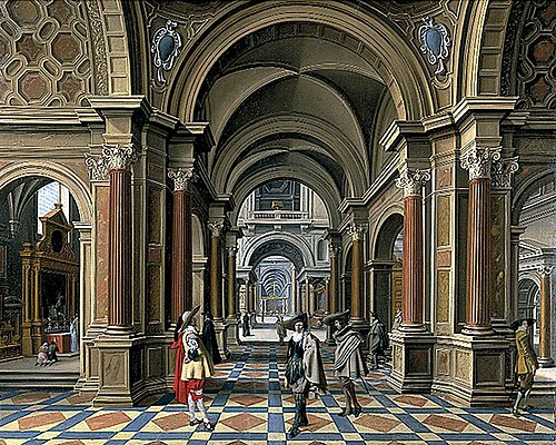 Interior of an Imaginary Church, 1627, Bartholomeus van Bassen