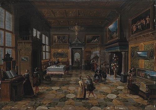 Party Scene, 1628, Bartholomeus van Bassen