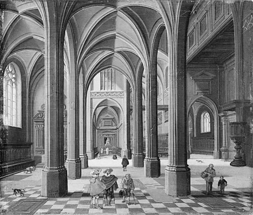 Interior of a Church, 1625, Bartholomeus van Bassen