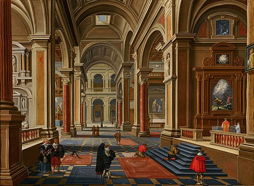Interior of a Catholic Church, 1626, Bartholomeus van Bassen