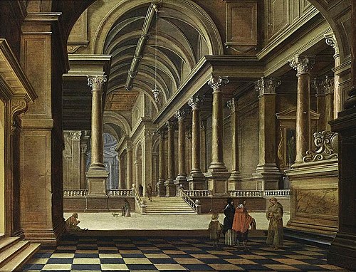 Interior of an Imaginary Church., 1639, Bartholomeus van Bassen