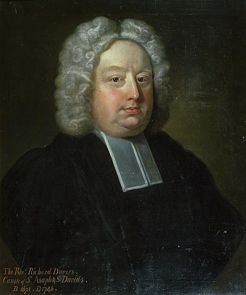 Revd. Richard Davies, Canon St. Asaph, 1737, James Fellowes