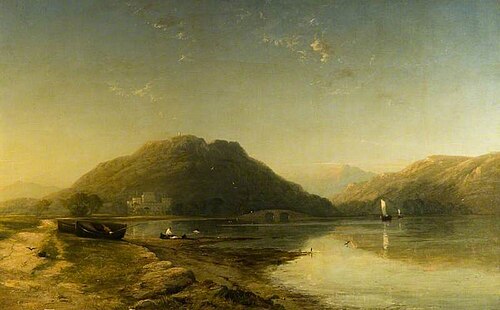 Loch Fyne with Inverary Castle from the South West, 1852, James Francis Danby