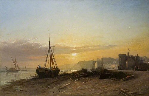 Southend Beach, 1865, James Francis Danby