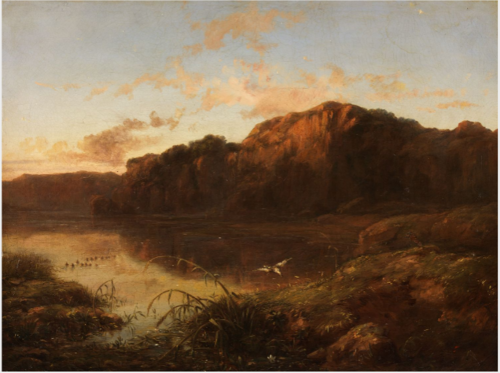 The Last Gleam of Sunset, , James Francis Danby