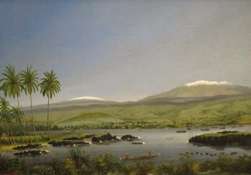 Hilo from the Bay, 1852, James Gay Sawkins