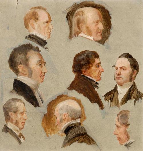 Heads of Aberdeen Personalities, 1850, James William Giles