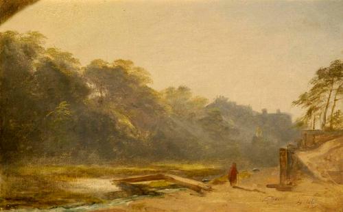 Sketch of Figure Walking, 1827, James William Giles