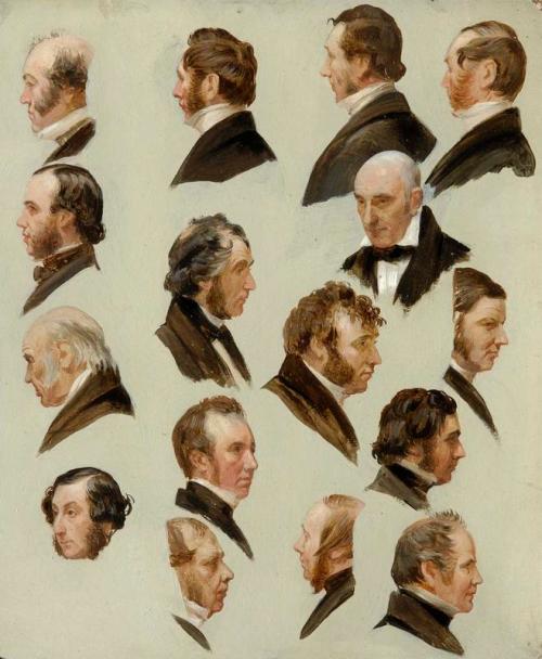Heads of Aberdeen Personalities, 1850, James William Giles