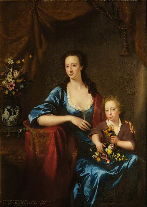 Anne (1713–1791), Countess of Aberdeen, and Her Son, Lord William Gordon of Fyvie (1736–1816) (after, 1835, James Giles