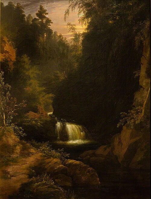 Waterfall, 1851, James Giles