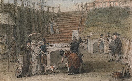Figures taking the Waters at the Spa at Scarborough, , James Green