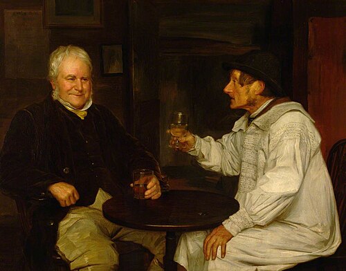 Rival Drinks, 1881, James Hayllar