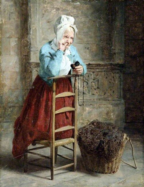 Pleasure with Devotion, 1882, James Hayllar