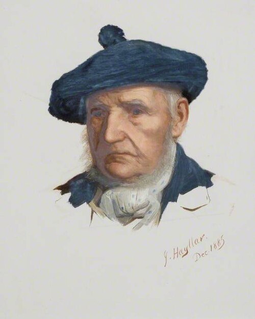 Man's Head, 1885, James Hayllar