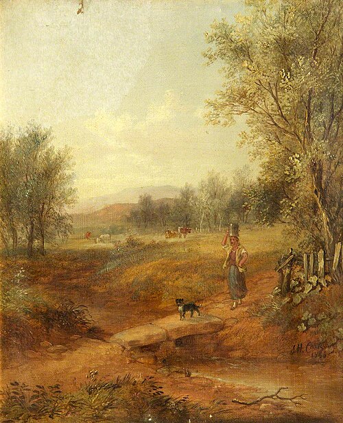Medlock Vale in 1866, Oldham, Lancashire, 1866, James Howe Carse
