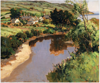 Cushendun in June, , James Humbert Craig