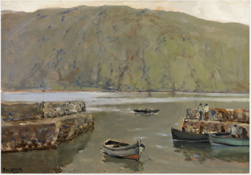 The Harbour, Leenane, , James Humbert Craig