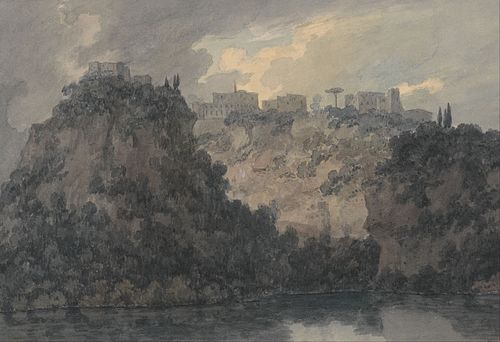 On the Lake of Nemi, 1780, John Robert Cozens