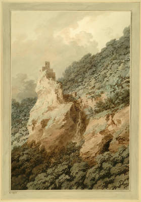 Hadernberg Castle, Tyrol, 1782, John Robert Cozens