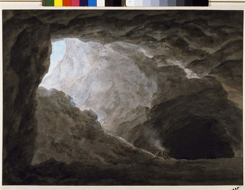 A Grotto in the Campagna, 1776, John Robert Cozens