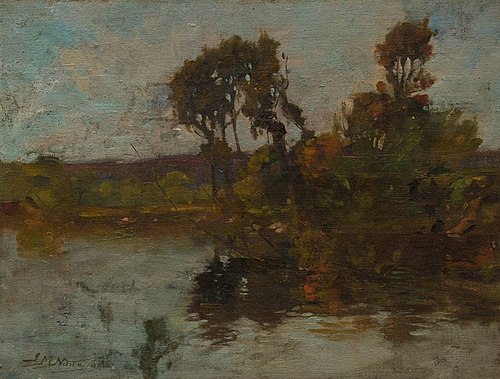 River bank, 1898, James McLachlan Nairn