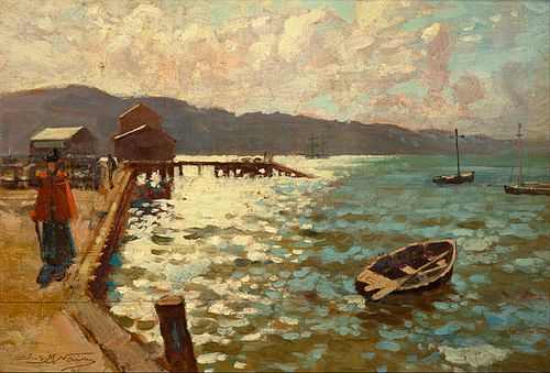 Wellington Harbour, 1894, James McLachlan Nairn