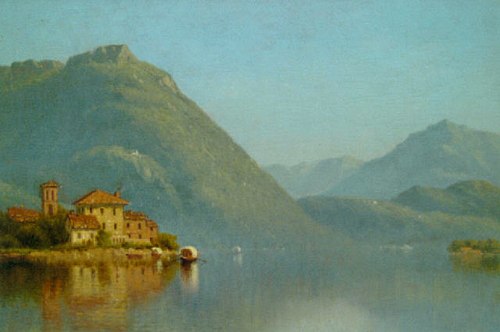 Lake Maggiore, Italy, 1875, James Renwick Brevoort