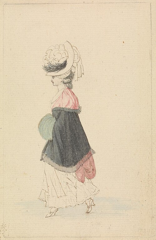 A Woman of Fashion in Walking Dress, , James Roberts