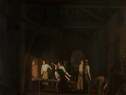 The Forge, 1847, James Sharples