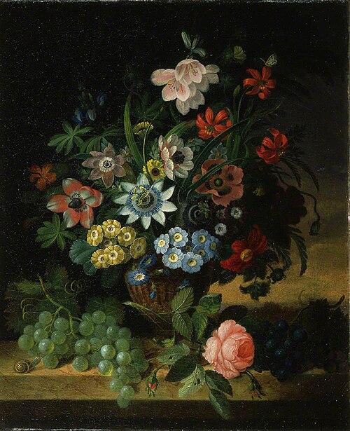 Flowers and Fruit, 1827, James Sillett